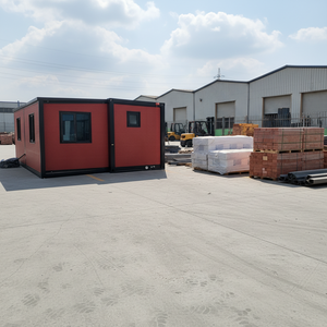 Maison conteneur en acier extensible 20ft 40ft, durable, résistante aux intempéries et aux ouragans, construction rapide, hôtel pour travailleurs <span class=keywords><strong>de</strong></span> chantier - Product Image 1