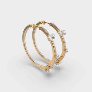 Elegant Round Brilliant Moissanite <b>Stud</b> Earrings 925 <b>Sterling</b> <b>Silver</b> Luxury Fine Fashion Jewelry for Women - Product Image 5