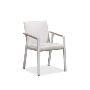 Nuevo diseño <span class=keywords><strong>de</strong></span> madera <span class=keywords><strong>de</strong></span> <span class=keywords><strong>teca</strong></span> superior <span class=keywords><strong>de</strong></span> marco <span class=keywords><strong>de</strong></span> aluminio <span class=keywords><strong>de</strong></span> 6 plazas mesa <span class=keywords><strong>de</strong></span> comedor sillas para el jardín - Product Image 5