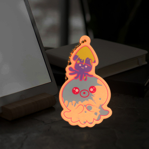 <span class=keywords><strong>Vograce</strong></span> Pro - Llaveros Acrílicos Personalizados con Diseño de Dibujos Animados, Brillantes en la Oscuridad, Seguros - Product Image 3