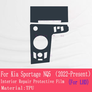 Intérieur de voiture pour <span class=keywords><strong>Kia</strong></span> <span class=keywords><strong>Sportage</strong></span> <span class=keywords><strong>NQ5</strong></span> <span class=keywords><strong>2022</strong></span>-présent Console centrale Film de protection Transparent TPU accessoires anti-rayures - Product Image 6