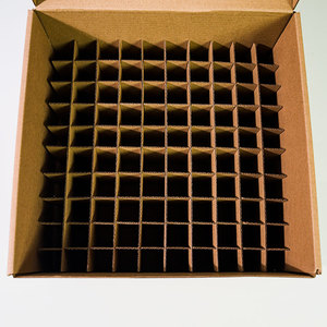 Tủ đông lưu trữ Hộp ngăn Chipboard hộp chèn phẳng 49 81 100 144 di động chai sóng hộp các tông với ngăn - Product Image 5