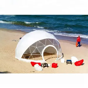 גיאומטרי כיפה גדול פלדה אירוע כיפת אוהל בחוץ יוקרה אוהל לחיות ב