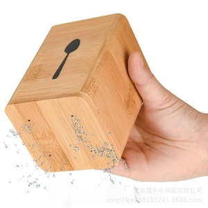 Wooden Cutlery <b>Storage</b> <b>Box</b> Rectangular Solid Wood Eco Friendly <b>Kitchen</b> Organizer Drawer <b>Storage</b> Bin - Product Image 1