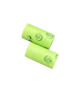 2023 Green <b>Small</b> Trash Bags Cassava Trash Bags Cornstarch <b>Compostable</b> Poop Bags - Product Image 1