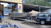 Petit bateau de transport de chantier 6m 20 pieds, chaland de débarquement, bateau de fret, chaland de débarquement