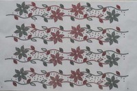 Motif botanique rose délicat thermocollant, style Dubaï, pour décoration de caftan, lavable, sans plomb, transfert en cristal de verre