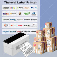 Impresora Térmica Portátil de Etiquetas y Códigos de Barras XP-D463B de 4x6 Pulgadas (110 mm), sin Tinta, USB, para Windows/Android/iOS - En Stock