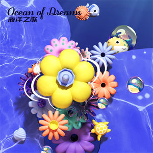 MILI 136 piezas de plástico DIY <span class=keywords><strong>juguetes</strong></span> de bloques de construcción niños Coral marino mundo flor modelo <span class=keywords><strong>juguetes</strong></span> educativos - Product Image 6