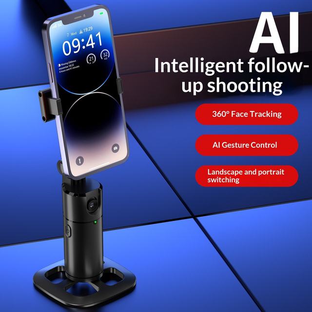 360 Rotation Soporte Para Q1 Gimbal Stabilizer Selfie Stick Auto Face Tracking for AiI Seguimiento Video Vlog Live