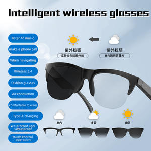 Lunettes intelligentes Ptarmigan F02 avec changement de couleur audio, contrôle tactile, étanches IP67, chargement magnétique - Répondre aux appels - Product Image 5