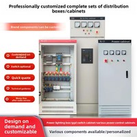 Boîtier de distribution intérieur complet personnalisé XL21, armoire électrique triphasée à quatre fils, boîte de compteur électrique, boîte d'éclairage