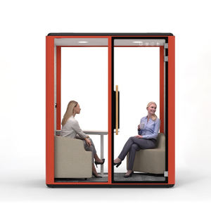 Cabina Ufficio Modulare Portatile Moderna Estensibile con Isolamento Acustico a Doppio Strato e Telaio in Alluminio per Uso in Hotel e Camere da Letto - Product Image 1