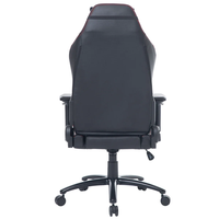 Chaise de jeu ergonomique de direction avec structure métallique, revêtement en tissu, hauteur réglable, coussin en mousse à mémoire de forme, accoudoirs 4D et support lombaire