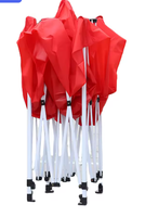 Tente de réception publicitaire extérieure automatique 3x3m et 10x10ft, imperméable, protection UV, couleur personnalisable pour événements, directement de l'usine