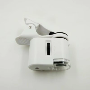 LED 조명이있는 휴대용 60x 미니 렌즈 머리띠 돋보기 보석 및 돈 탐지를위한 새로운 현미경 - Product Image 4