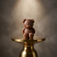 Bestseller Luxuriöse Duftkerzen mit Niedlichem Teddybär-Design 8 Farboptionen Neuartige Kerzen für Geschenkeläden und Einzelhandel
