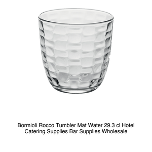 Bormioli Rocco Mat <b>Water</b> Glass 29.3 cl H 8.5 cm Ø 8.5 cm - Product Image 2
