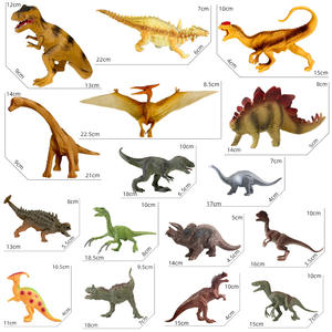 Juego de dinosaurios en 3D, juguete realista de dinosaurios - Product Image 2