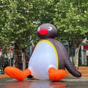 Modèle de pingouin géant gonflable personnalisé avec logo, personnage de dessin animé Oxford pour la décoration de centre commercial / <span class=keywords><strong>anniversaire</strong></span> / carnaval / boutique éphémère - Product Image 1