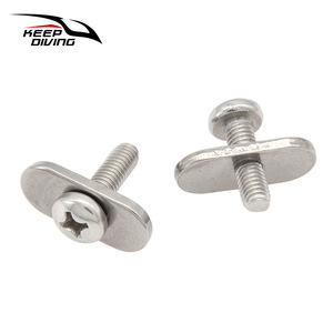 สกรูยึดเรือคายัคสำหรับดำน้ำ M6 สแตนเลสสตีล อุปกรณ์ตกปลาที่ทนทาน - Product Image 3