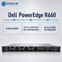 Serveur Rack 1U Dell PowerEdge R660 à Double Socket Intel Xeon Scalable DDR5 pour la Virtualisation des Centres de Données d'Entreprises et le Cloud Computing