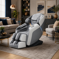 Fauteuil de massage SL Track intelligent avec chauffage, vibrations, airbags, pétrissage et massage complet du corps par roulement électrique