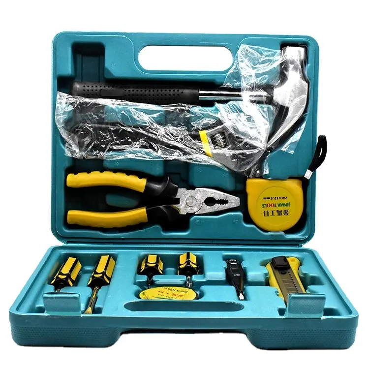 High Quality 12pcs Household Repair Craftsman Toolkit household Hand Tool Kit