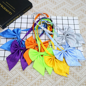 Conjunto de Accesorios para Uniforme Escolar con Lazo Brillante de Color Sólido JK para Mujer, Lazo Profesional - Product Image 1