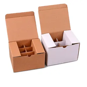 Оптовая продажа упаковочных коробок для косметики, лака для ногтей, картонные коробки на заказ, бумажная коробка для косметики с 12 отделениями