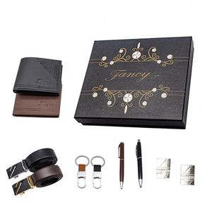Men's Wallet <b>Gift</b> Set Business <b>Gift</b> Watch Wallet Keychain Belt Pen Male Set <b>Gift</b> with Box - Product Image 6