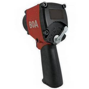 Llave de impacto de aire compacta de aleación de aluminio de martillo doble de 3/8 pulgadas, par de 320 pies-LB para trabajos automotrices de espacio reducido - Product Image 2