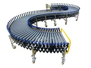 Malzeme taşıma konveyörü için NaiLi fabrika koruma gücü makaralı konveyör esnek teleskopik konveyör - Product Image 2