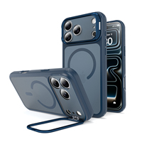 Support de caméra en métal avec protection d'objectif et coque de téléphone antichoc magnétique N52 pour iPhone 16 17 18 Pro Max - Prix de gros