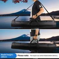 Trépied photographique en nylon robuste étui de transport sac rembourré fourre-tout avec sangle pour supports de lumière et support de flèche fermeture à glissière