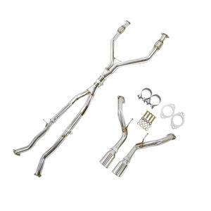 Выхлопная выхлопная труба с 4 "из нержавеющей стали для Infiniti Q50 16-23 VR630 3.0L Turbo - Product Image 1