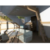Maison de vacances, mer, hôtel, maison flottante, océan, eau, bateau, maison flottante, hôtel, Mobile, maison modulaire, bateau, petite maison