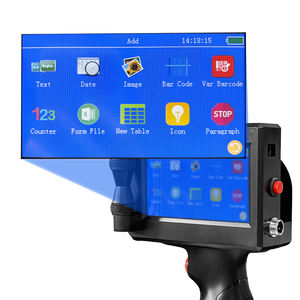 Pistolet d'<span class=keywords><strong>imprimante</strong></span> à jet d'encre portable de 12.7mm avec <span class=keywords><strong>cartouche</strong></span> d'encre à séchage rapide pour le codage de lot de date d'expiration/texte/logo/numéro - Product Image 4