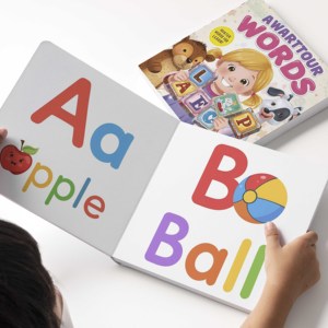 Libro de Tapa Dura con Letras del Alfabeto Personalizadas de Alta Calidad al por Mayor, Encuadernación Perfecta, Papel Recubierto, Impresión Digital, Laminación con Película - Product Image 1
