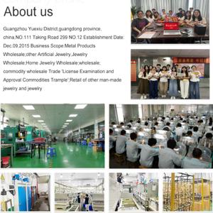 Ensemble de bijoux pour femmes JXX, collier et boucles d'oreilles en laiton plaqué or pour mariage, fête, fiançailles, vente en gros - Product Image 5