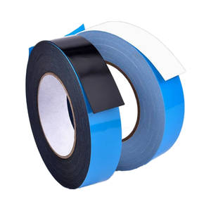 <span class=keywords><strong>Película</strong></span> azul autoadhesiva impermeable de fusión en caliente de alta densidad, cinta de espuma de PE de <span class=keywords><strong>esponja</strong></span> negra de doble cara para ruedas de luz de freno de placa - Product Image 1