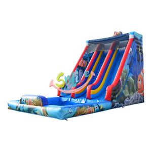 Top Nemo Gonflables Piscine D'eau Toboggan Vente Gonflable D'été Toboggans Lagunes Dessin Animé Amusement Parcs Aquatiques - Product Image 1