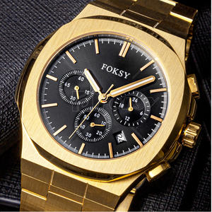 Bracelet de luxe pour poignet, montre en or rose pour homme, Reloj Oro Rosa - Product Image 5