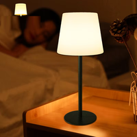 Lampe de table LED RGB personnalisée CoolQing en gros, 16 couleurs, rechargeable, étanche IP65, en alliage d'aluminium, coque en PE, chargement Type-C