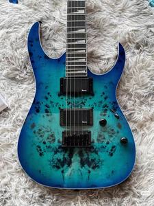 <span class=keywords><strong>Guitarra</strong></span> Eléctrica de Alta Calidad IBane Z GRGR221PA-AQB de 6 Cuerdas, Cuerpo Sólido con Fondo/Lados de Arce, Diapasón de Madera Sappanwood, Pastillas Dobles - Product Image 2