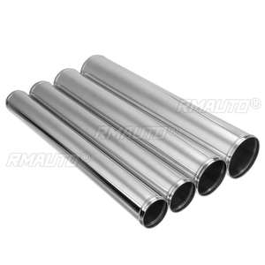 Tube universel en aluminium de 500 mm, 51/57/63/76/89/102 mm, tube d'admission d'air, tube d'admission d'air pour voiture de course - Product Image 2