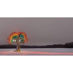 PARIJAT HANDICRAFT Nature <b>Tree</b> Wisdom Life Wall Hanging Art <b>Decor</b> Sculpture for Home Entrance Main Door <b>Decor</b> Format Rope - Product Image 5