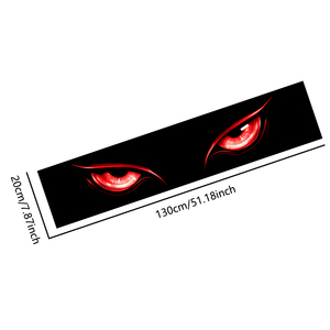 Autocollants réfléchissants d'avertissement en vinyle, <span class=keywords><strong>pare</strong></span>-<span class=keywords><strong>soleil</strong></span> universel pour <span class=keywords><strong>pare</strong></span>-<span class=keywords><strong>brise</strong></span> avant, autocollants personnalisés imperméables pour voiture - Product Image 6