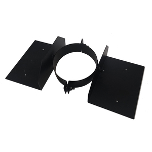 Cheminée de <span class=keywords><strong>tuyau</strong></span> de fumée isolée en usine 6 "collier avec adaptateur cheminée raccords de tuyauterie de poêle à <span class=keywords><strong>bois</strong></span> - Product Image 4