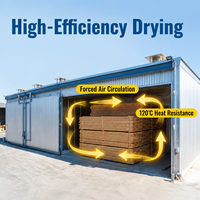 Nouveau chauffage électrique four de séchage de palettes en bois machines à bois séchoir à bois pour les industries agricoles